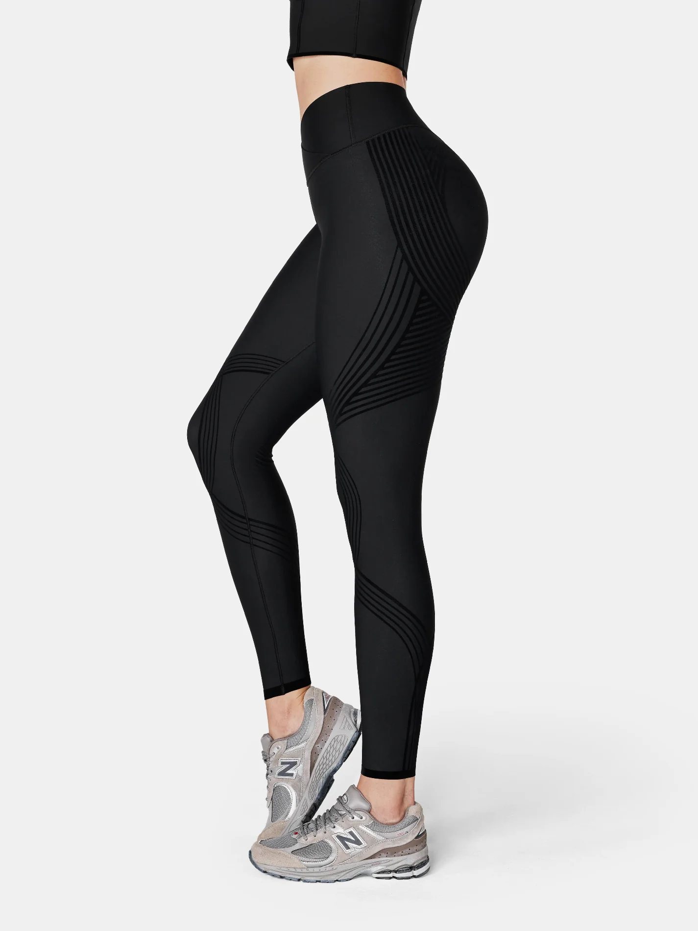 Body Sculpt Faux Leather Leggings (Reversible Wear) - Image 26