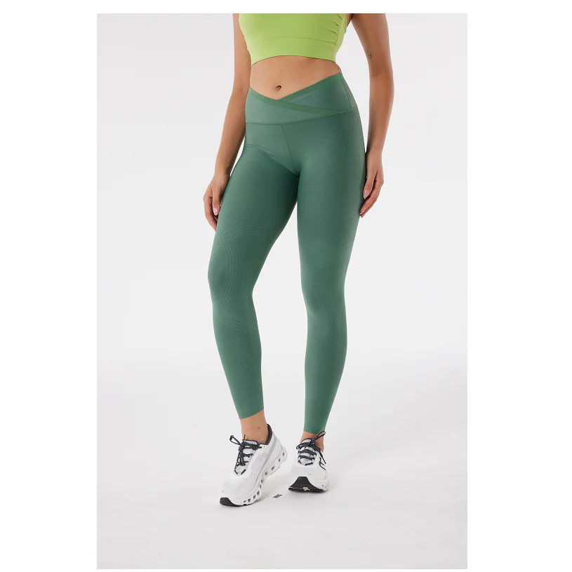 Body Sculpt Faux Leather Leggings (Reversible Wear) - Image 4