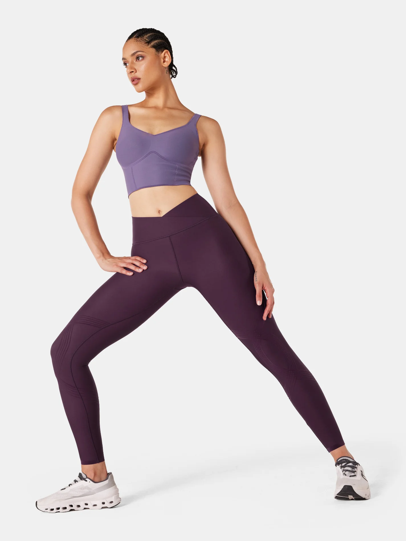 Body Sculpt Faux Leather Leggings (Reversible Wear) - Image 41