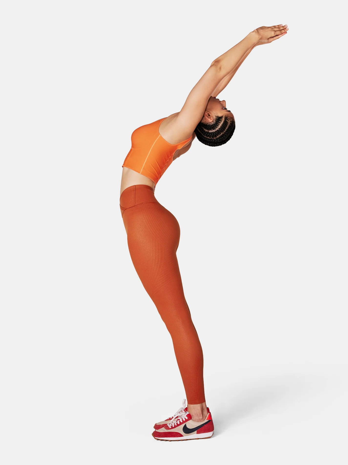 Body Sculpt Faux Leather Leggings (Reversible Wear) - Image 59