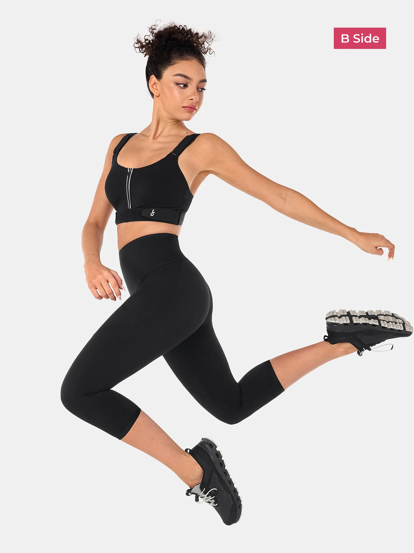 Body Sculpt Side Pocket Capri Leggings 2.0 (Reversible Wear) - Image 32