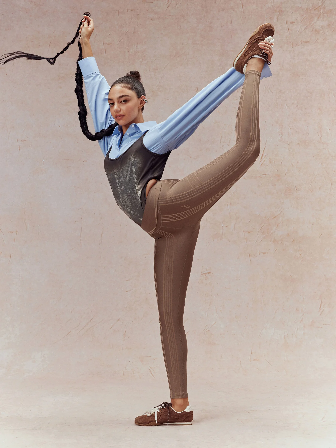 PowerBand Resistance 7/8 Leggings (Reversible Wear) - Image 6