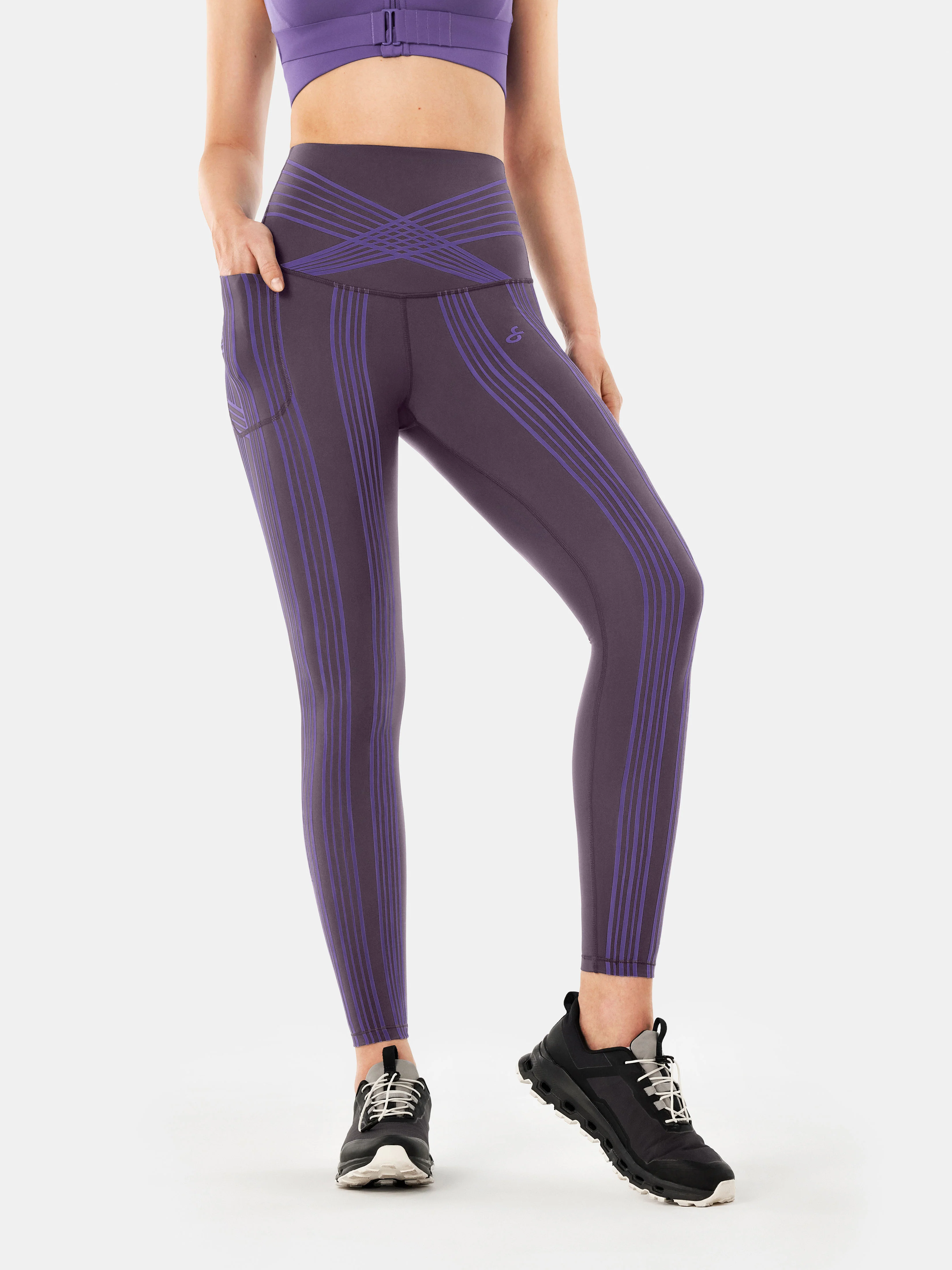 PowerBand Resistance High Intensity Leggings (Reversible Wear) - Image 23